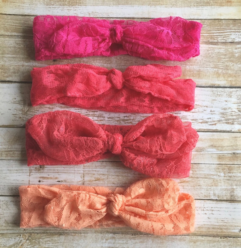 PICK 1 Knot HeadbandBaby Knot HeadbandLace HeadbandAdjustable KnotTop Knot Headband