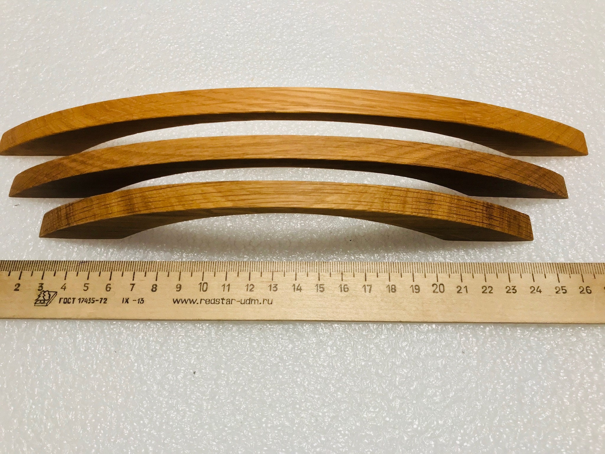 Wooden drawer pulls Wood door handle for kitchen furniture Etsy