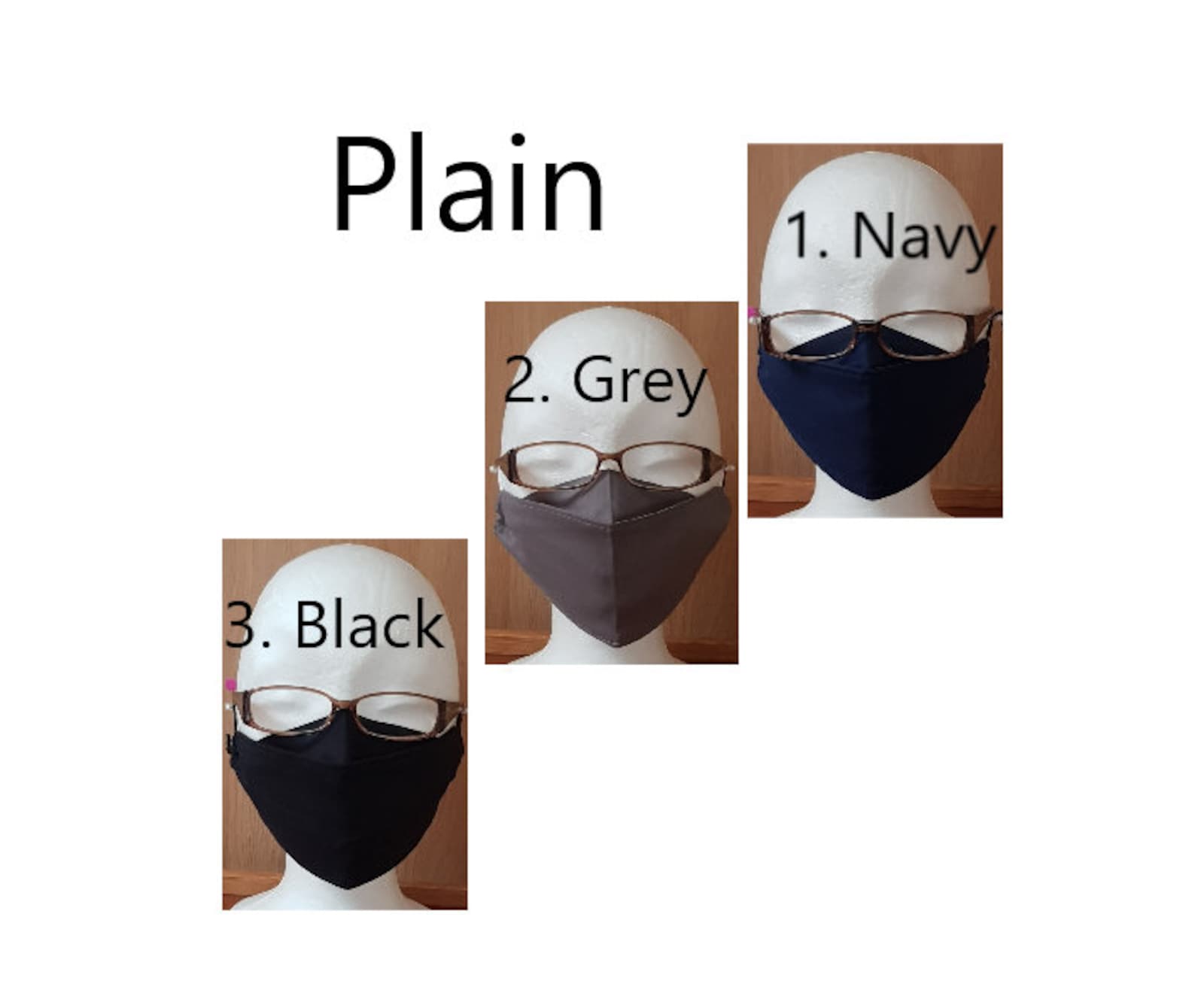 Face Masks for people who wear glasses Etsy