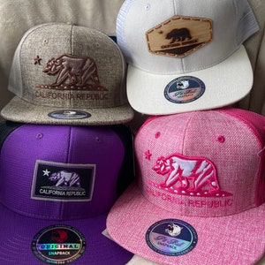 California Bear design baseball cap