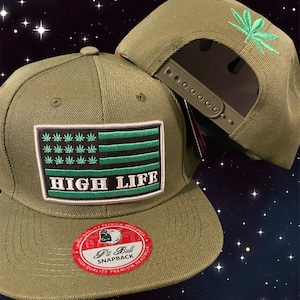 Snapback baseball cap, flat bill hat -cali