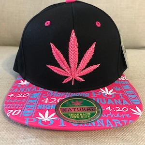 Baseball cap, 420 design, marijuana