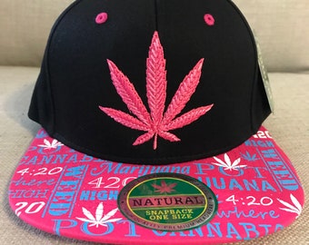 Baseball cap, 420 design, marijuana