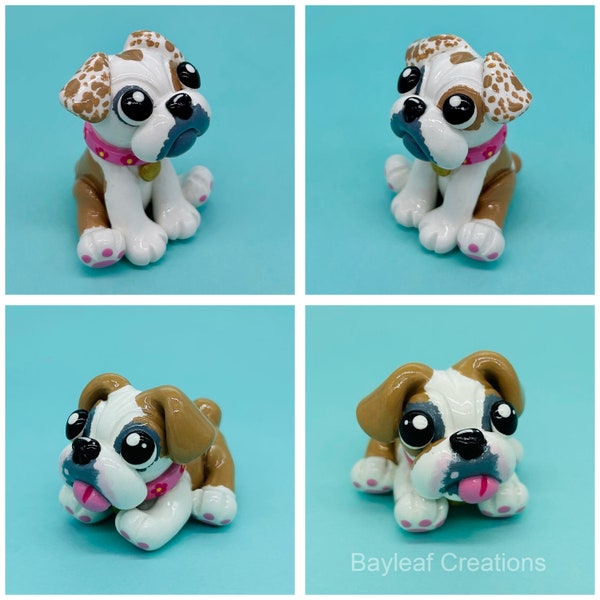 Custom Mini Pet Sculpture, mini pet portrait, clay animal, clay art, pet art, OOAK