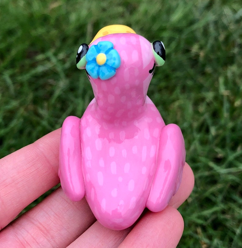 clay duck Clay pink duck clay animal baby duck duck