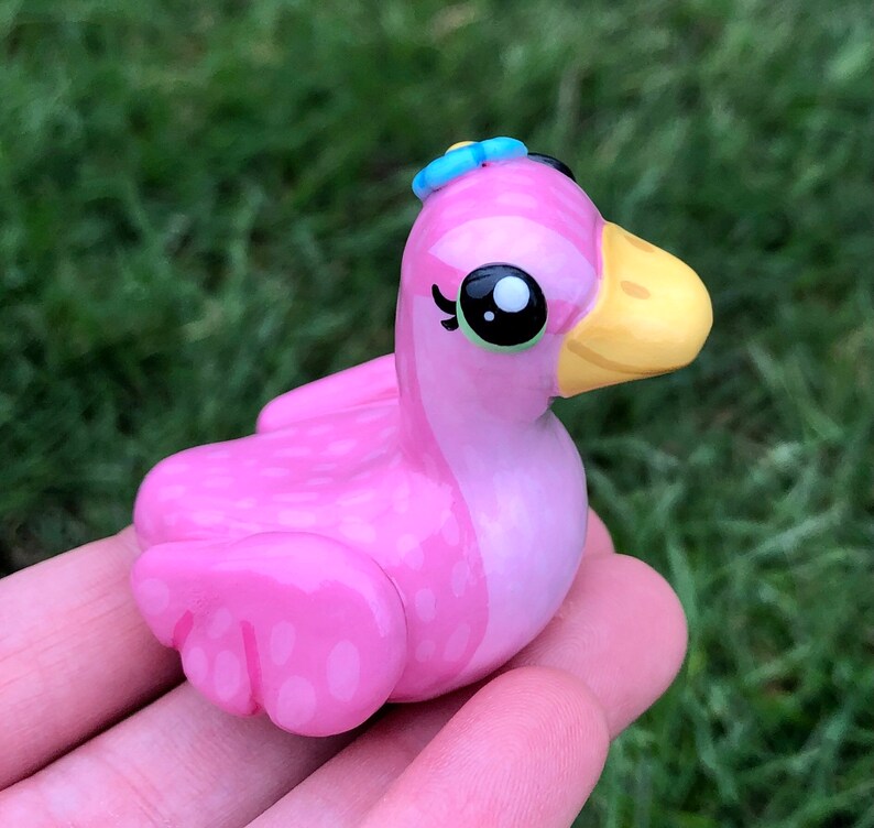 clay duck Clay pink duck clay animal baby duck duck