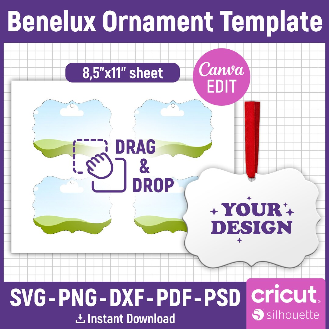 Benelux Ornament Template Ornament Sublimation Template Benelux Benelux Ornament Template Ornament Sublimation Template Benelux