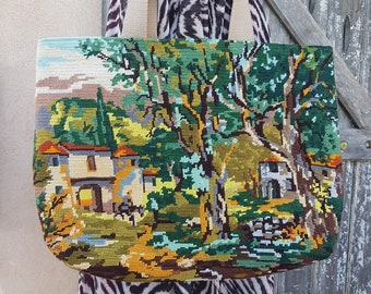 Bag canvas house in the forest