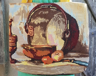 Bag canvas still life