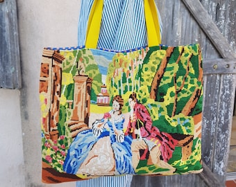 Bag canvas courtly love