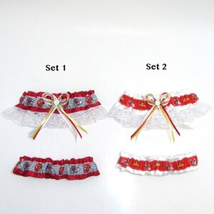 Garter Set Kansas City Chiefs Football Keepsake and Tosser