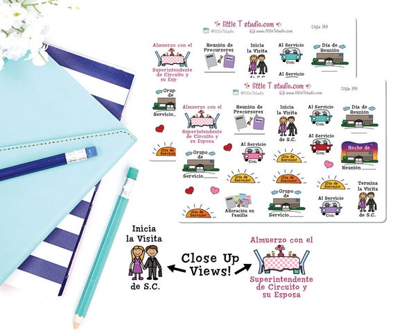 printed sticker sheet la visita de superintendente de circuito variety pack stickers style 169 sticker sheet printing