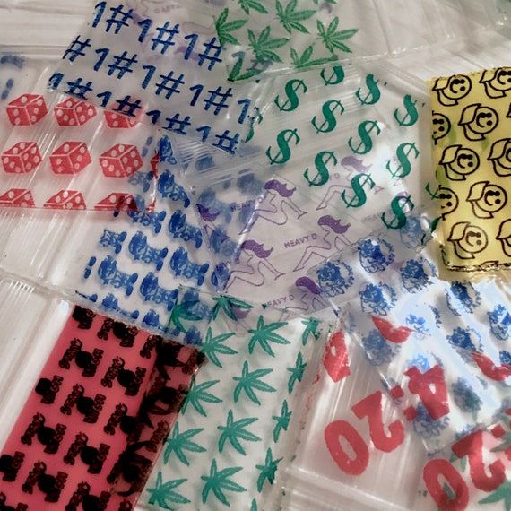 2 x 2/" The Bomb mini ziplock bags 2020 100 Apple Baggies Stay High