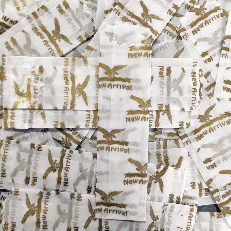 22 mm Vellum Glassine Wax Stamp Baggies 100 Bags Choose Design Etsy