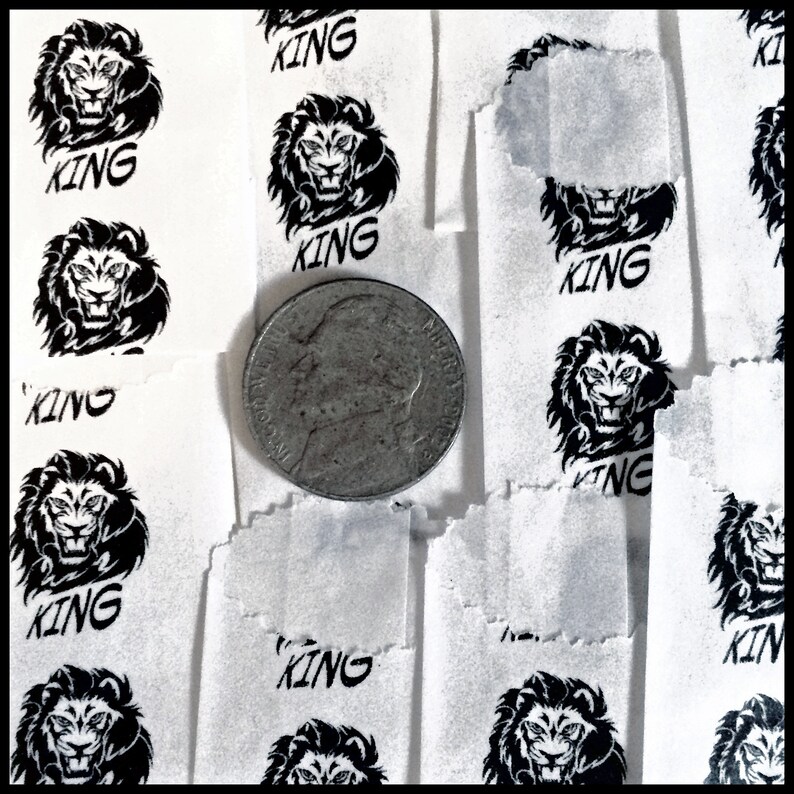 22 mm Vellum Glassine Wax Stamp Baggies 100 Bags Choose Design Etsy