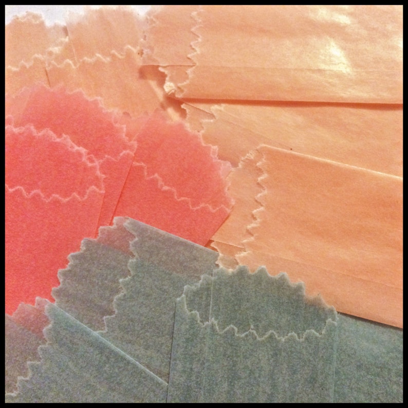25/27 mm Box 600 Bags Vellum Glassine Wax Stamp Baggies Choose Etsy