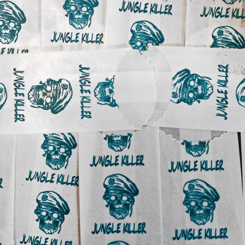 22 mm Vellum Glassine Wax Stamp Baggies 100 Bags Choose Design Etsy