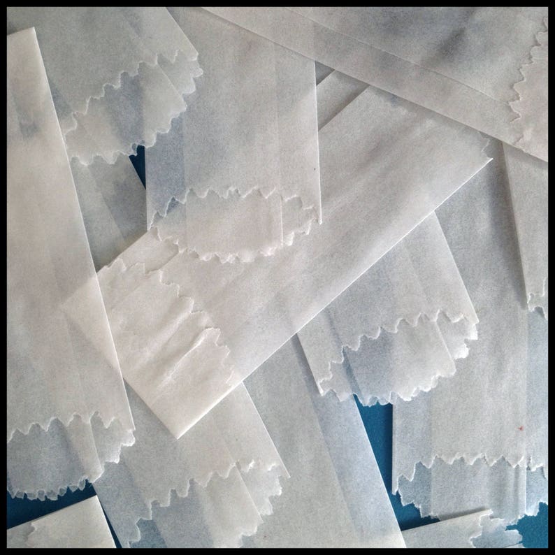 20/22 mm Vellum Glassine Wax Stamp Baggies 1 Box 600 Bags Etsy