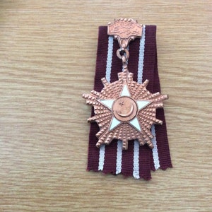 Medal of Military Service (Tamgha-i-Khidmat), III class, 1st version