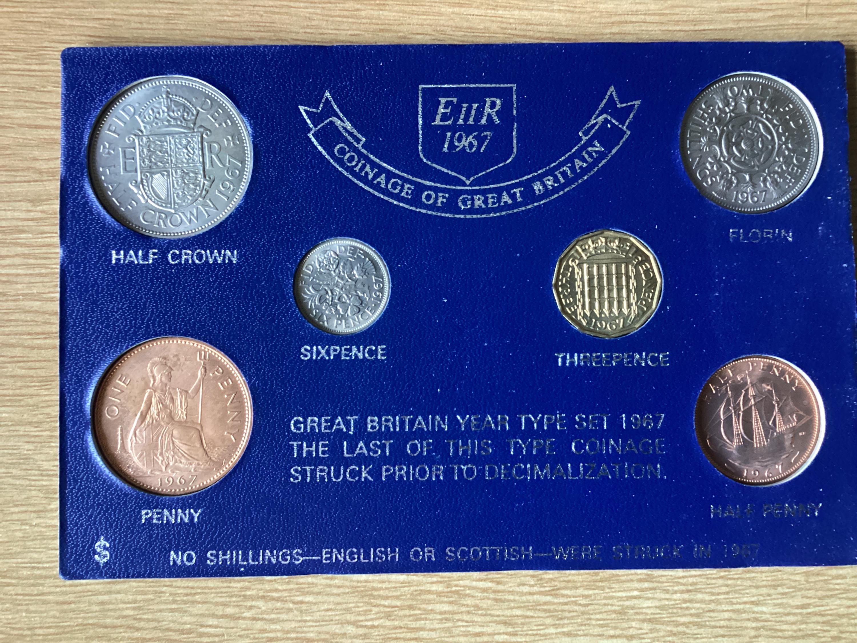 1967 Great Britain Coin Set - Etsy Israel