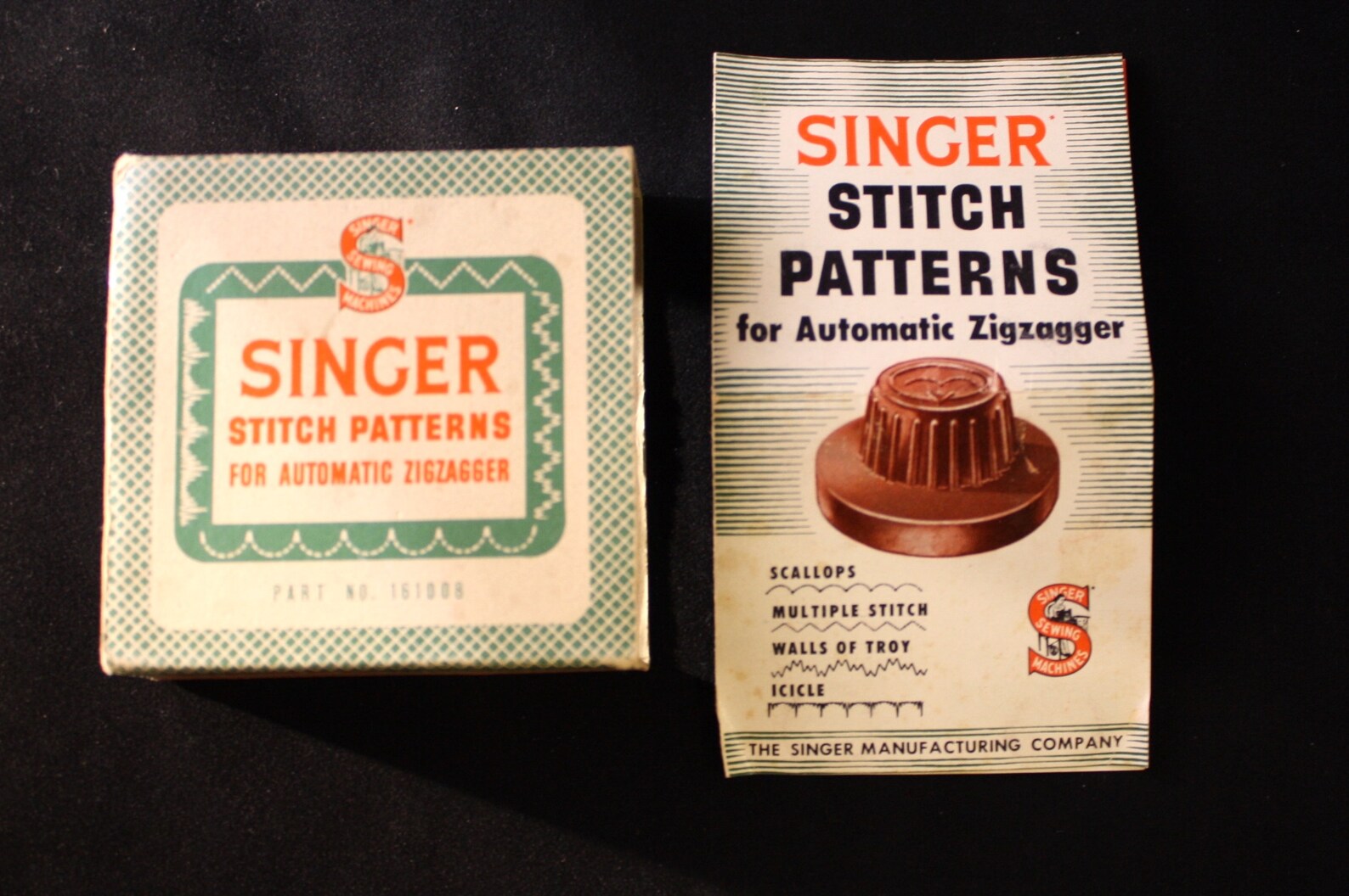Singer Stitch Patterns for Automatic Zigzagger Cam Set No Etsy
