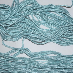 30 yards  100%Duke Silk Worsted Yarn Light Aqua Blue