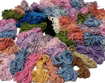 100g Vegan Banana Silk Yarn: Hand-Spun Nepal Fiber