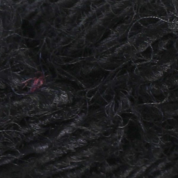 10 yards Banana Black shades multi Recycled Sari Silk Yarn , Crochet, Knit, Jewelry, Craft, Weave, Silk yarn