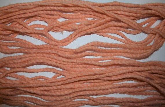 10 yards Hand Felted Merino Art Yarn, Extra Chunky Brown