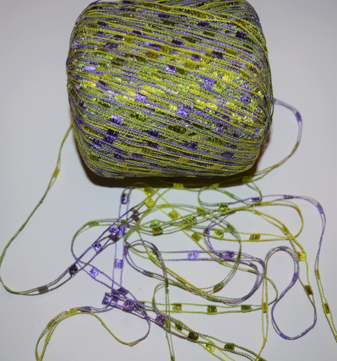 CLEARANCE 10 Yards Ladder Ribbon Pancy Multi Yarn - Etsy