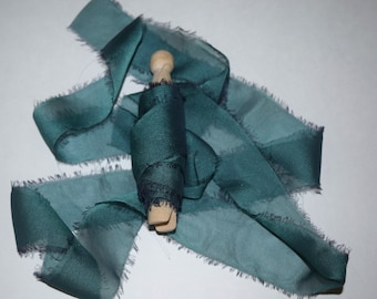 Handmade Chiffon Silk Ribbon: Frayed Edge Wedding Decor