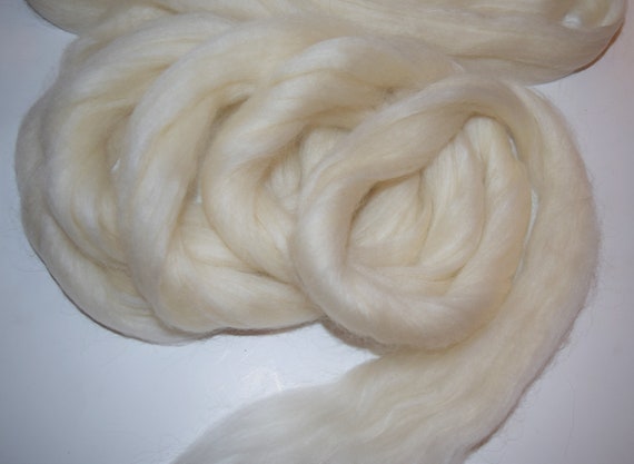Wool Roving - 59. Creamy Yellow