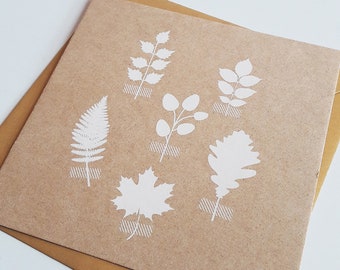 Kraft - Herbarium card