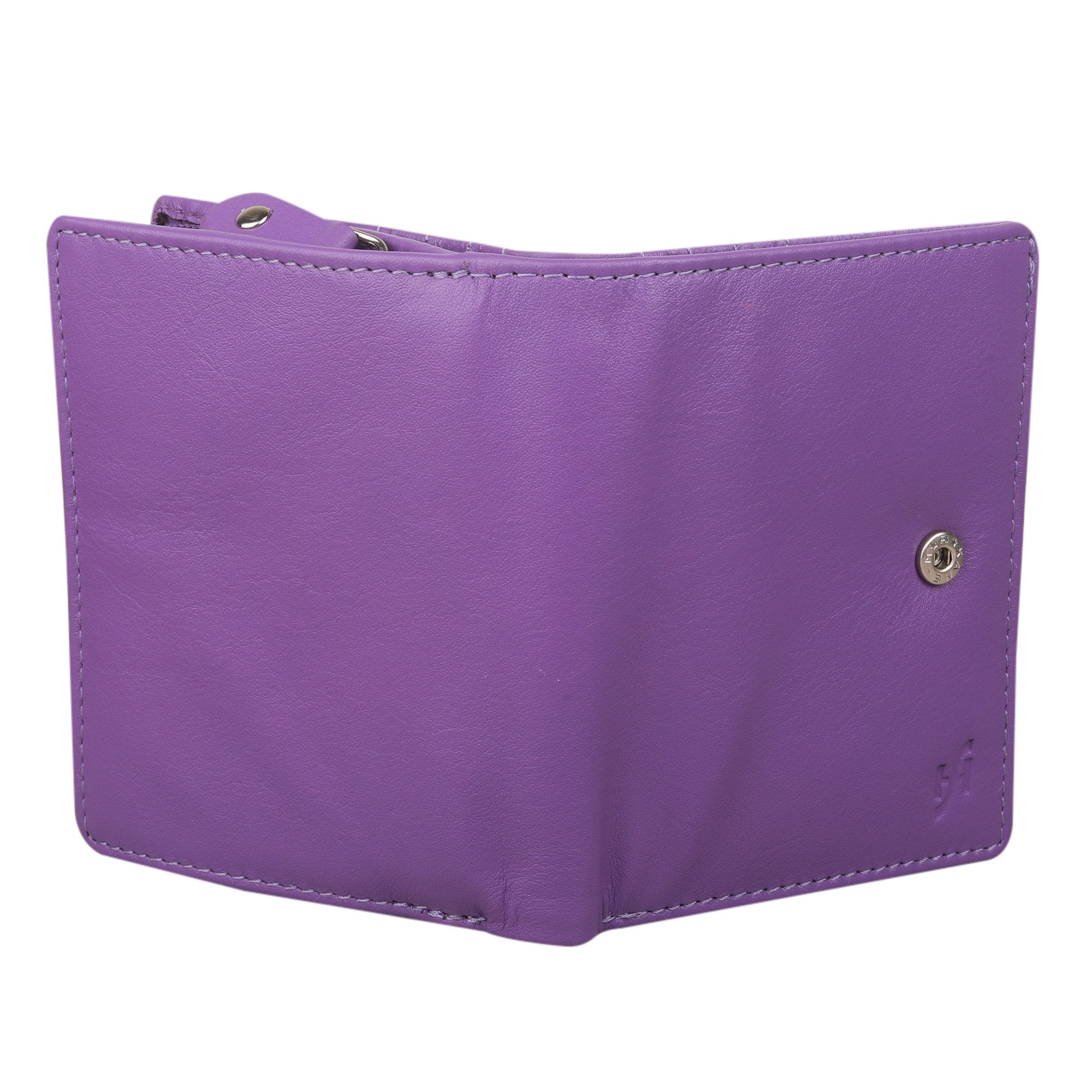 Portefeuille en cuir violet anti-RFID pour femme, sac à main pour femme  avec une grande poche zippée pour pièce de monnaie, fenêtre  d'identification et porte-carte de crédit 5530 -  France