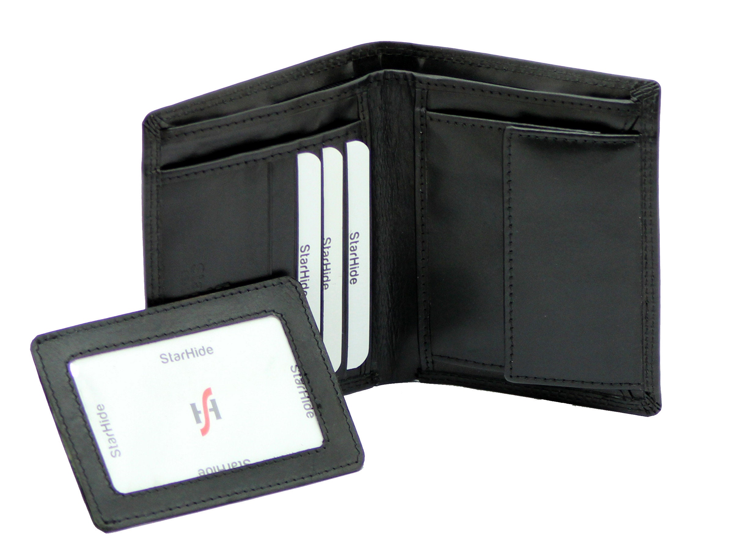 WALLET Removable Coin Pouch - Black
