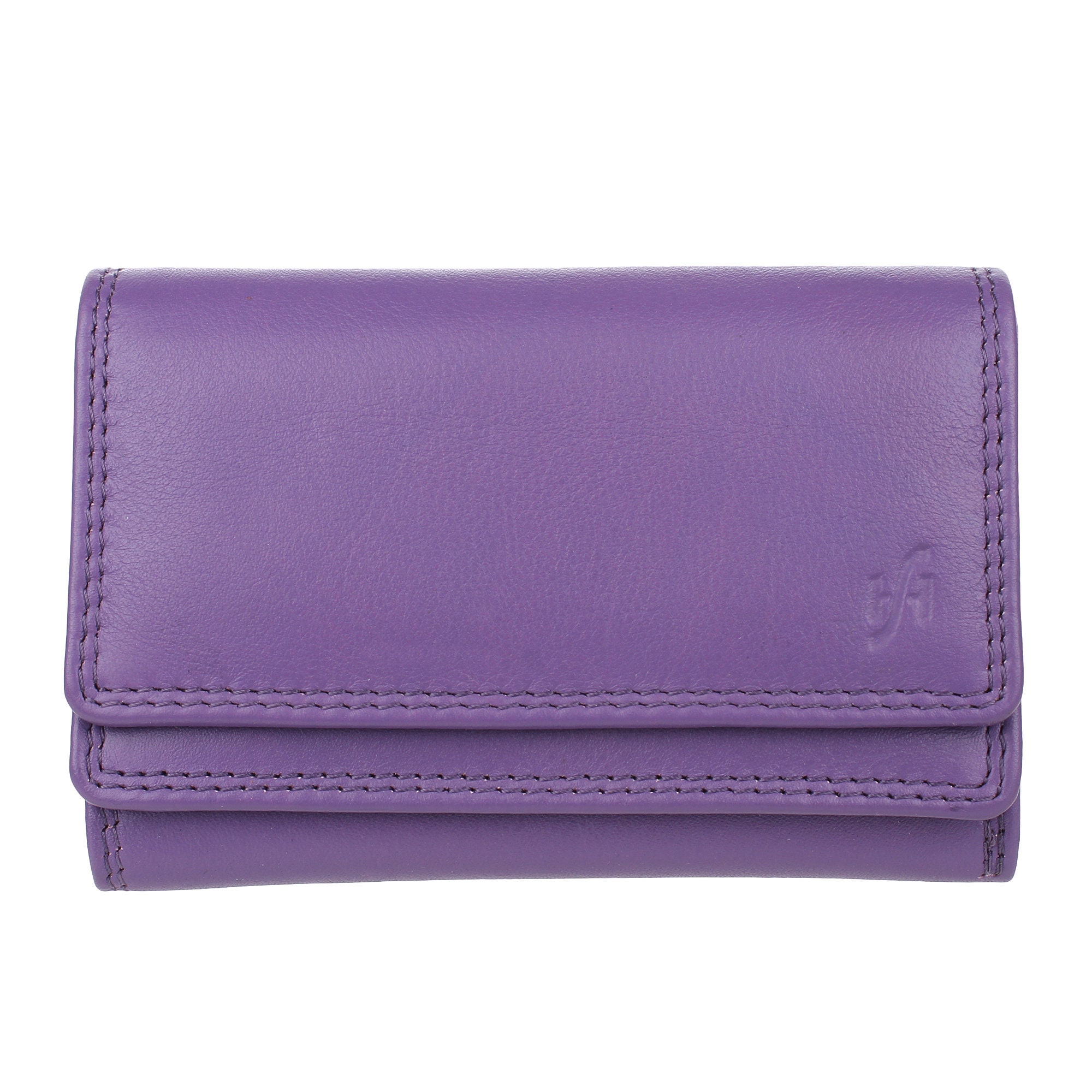 Ladies Womens RFID Blocking Super Soft Premium Leather Trifold Purse Wallet 