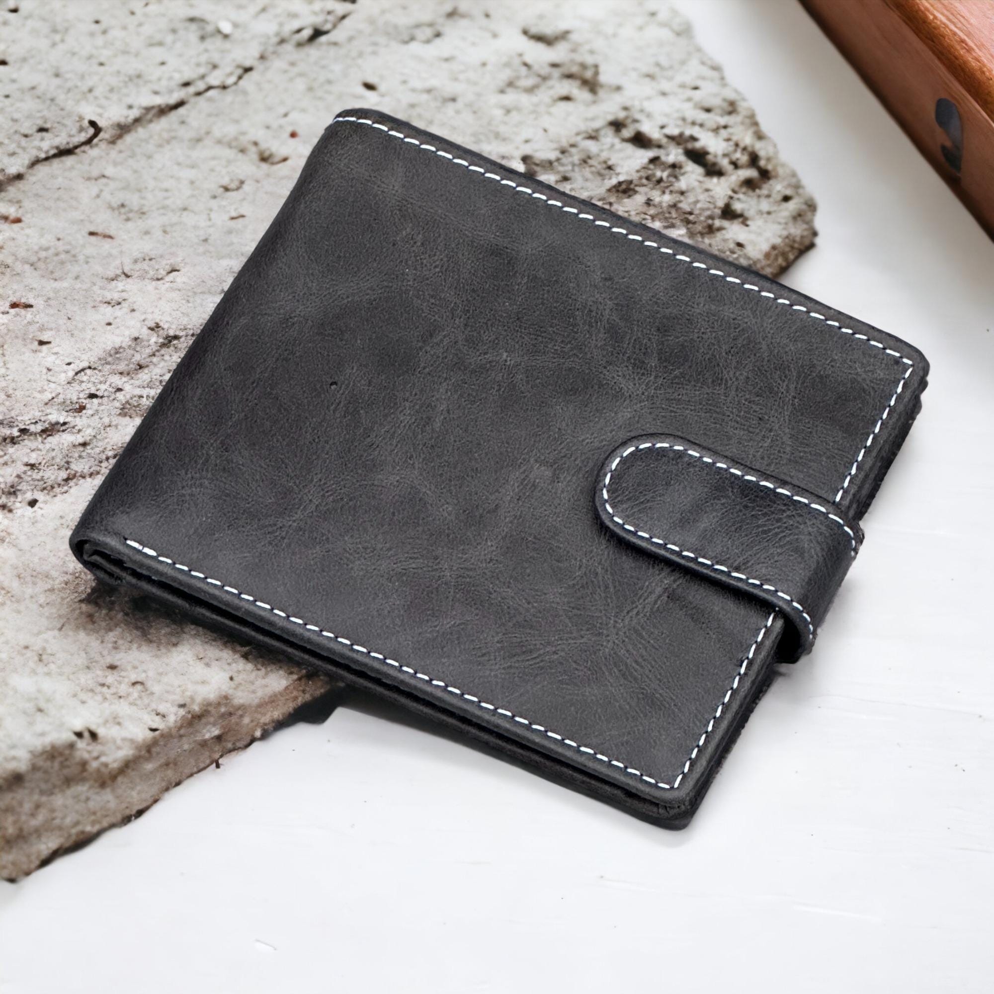 Portafoglio In Pelle Personalizzato: Portafoglio Monogrammato RFID - Italia - Foto 6