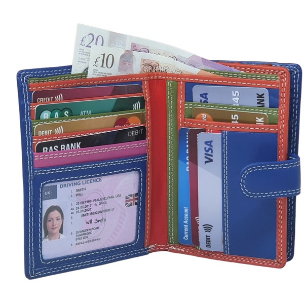 Rfid Wallet Women Etsy