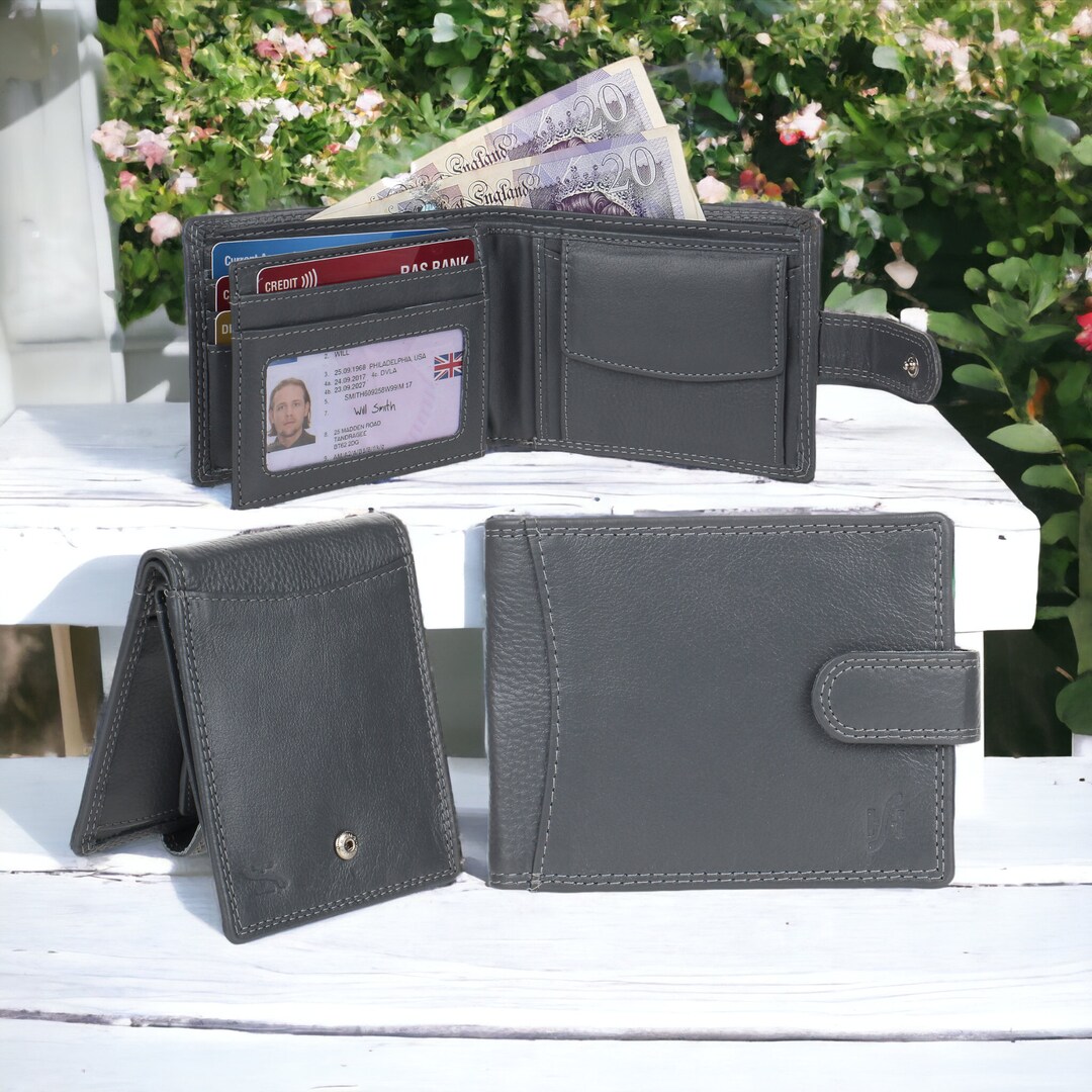 Mens Wallet PU Leather Black-Tan Tri-Fold Gents Purse at Best Price in  Delhi - Manufacturer,Supplier,Delhi NCR