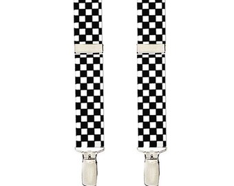 MADE IN THE USA 2 SIZES MASONIC SUSPENDERS for AIRPORT TRAVEL NON METAL