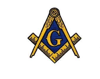 BRAND NEW MASONIC PAST MASTER MASON BIKER IRON ON PATCH