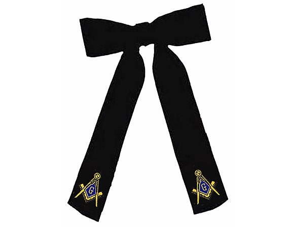 Masonic Polyester Woven Bow Tie