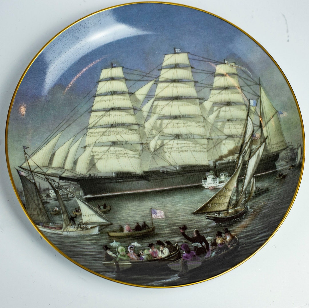 The Great Clipper Ships Plate Collection Great Republic Etsy