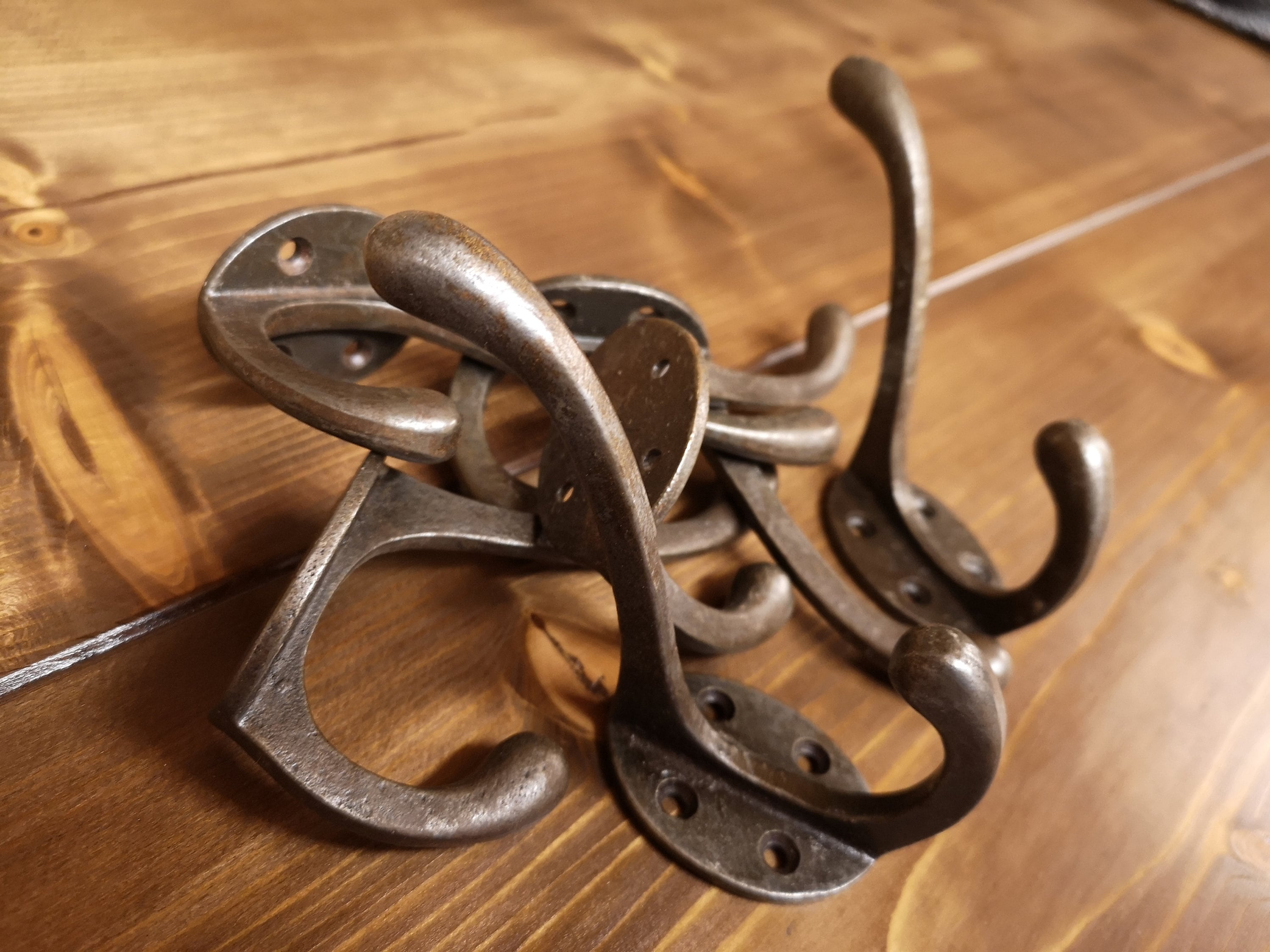 Vintage Industrial Style Coat Hooks victorian Period Cast Etsy