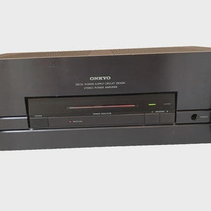 Onkyo M-5140 Power Amplifier Tested Working Vintage Home Audio Japan