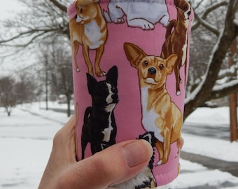 Chihuahua Iced Coffee Cozy