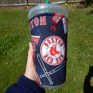 Red Sox  Iced Coffee Cozy