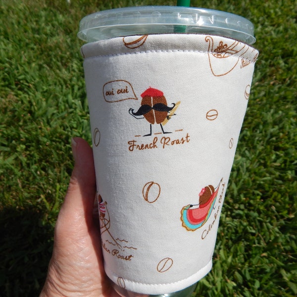 Funny Coffee Bean Iced Coffee Cozy