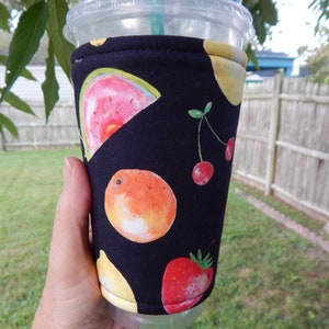 Mixed Fruit Iced Coffee Cozy