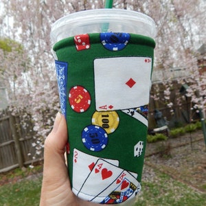 Game Night Iced Coffee Cozy